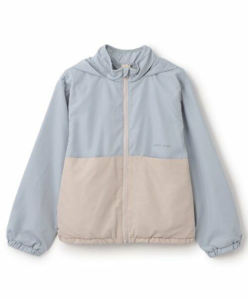 petit main / プティマイン ブルゾン | 【撥水加工/リンク】アソートウィンブレ（エメラルド グリーン）