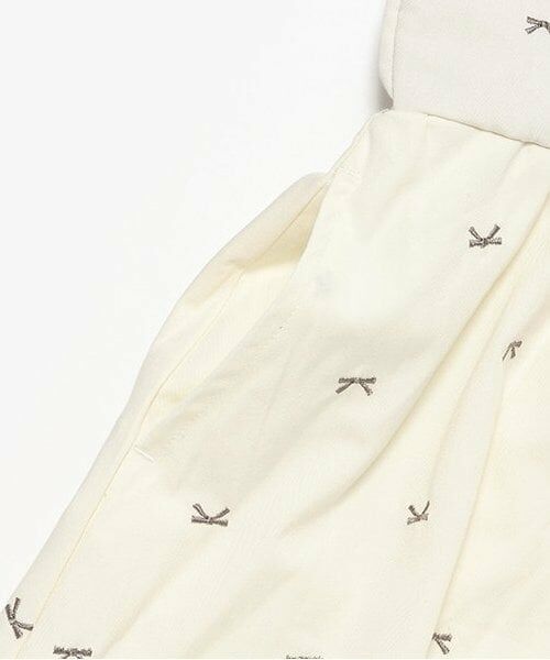 petit main / プティマイン ミニ丈・ひざ丈ワンピース | 【リンク】リボン刺繍ワンピース(ジュニア) | 詳細4