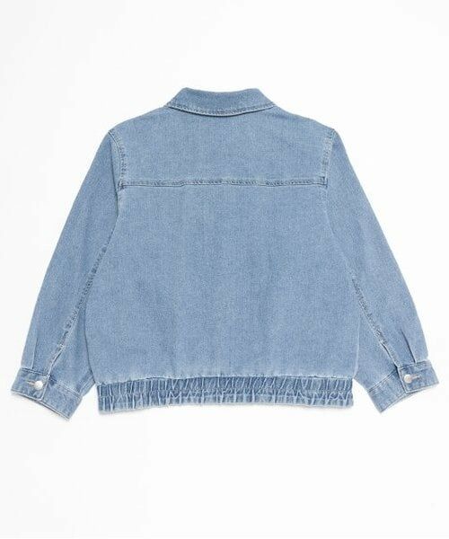 petit main / プティマイン ブルゾン | 【リンク】デニムフリルジャケット(ジュニア) | 詳細1