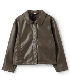 petit main / プティマイン ブルゾン | 【リンク】合皮ジャケット(ジュニア)