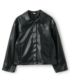 petit main / プティマイン ブルゾン | 【リンク】合皮ジャケット(ジュニア)