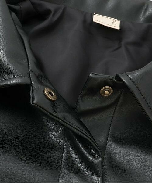 petit main / プティマイン ブルゾン | 【リンク】合皮ジャケット(ジュニア) | 詳細3
