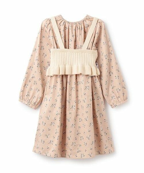 petit main / プティマイン ミニ丈・ひざ丈ワンピース | 【リンク】花柄ワンピースビスチェセット(ジュニア) | 詳細1