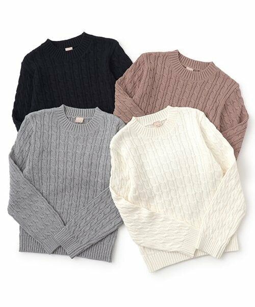 petit main / プティマイン ニット・セーター | 【リンク】コットンニット(ジュニア) | 詳細6