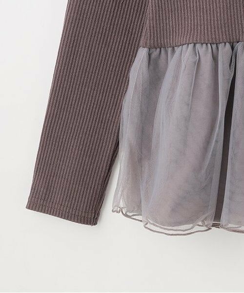 petit main / プティマイン その他トップス | 【リンク】えりレースチュールチュニック(ジュニア) | 詳細5