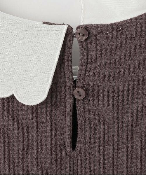 petit main / プティマイン その他トップス | 【リンク】えりレースチュールチュニック(ジュニア) | 詳細6