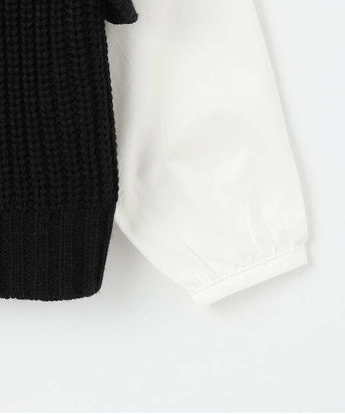 petit main / プティマイン ニット・セーター | 【リンク】パールリボン付ニットベスト(ジュニア) | 詳細4