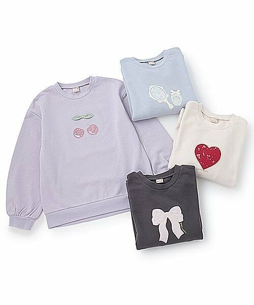 petit main / プティマイン スウェット | 【リンク】キラキラモチーフトレーナー(ジュニア) | 詳細9