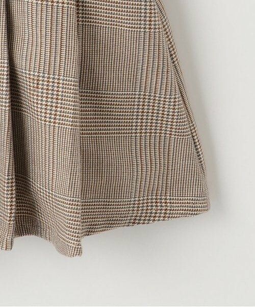 petit main / プティマイン Tシャツ | 【リンク】チェックドッキング長T(ジュニア) | 詳細4