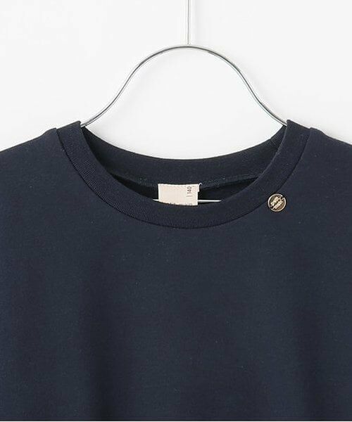 petit main / プティマイン スウェット | 【リンク】ジャガードペプラムトレーナー(ジュニア) | 詳細2