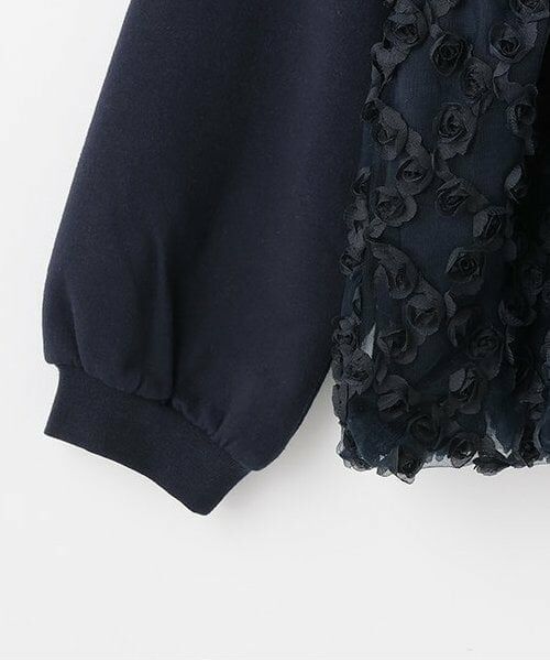 petit main / プティマイン スウェット | 【リンク】ジャガードペプラムトレーナー(ジュニア) | 詳細4