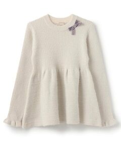 petit main / プティマイン ニット・セーター | 【リンク】ラメペムラムニット(ジュニア)