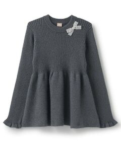 petit main / プティマイン ニット・セーター | 【リンク】ラメペムラムニット(ジュニア)