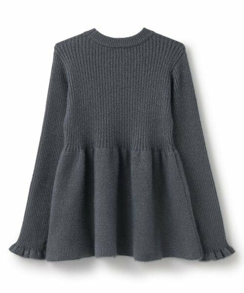 petit main / プティマイン ニット・セーター | 【リンク】ラメペムラムニット(ジュニア) | 詳細1
