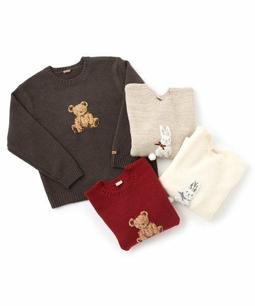 petit main / プティマイン ニット・セーター | 【リンク/フワもちっと】アニマルニット(ジュニアサイズ) | 詳細7