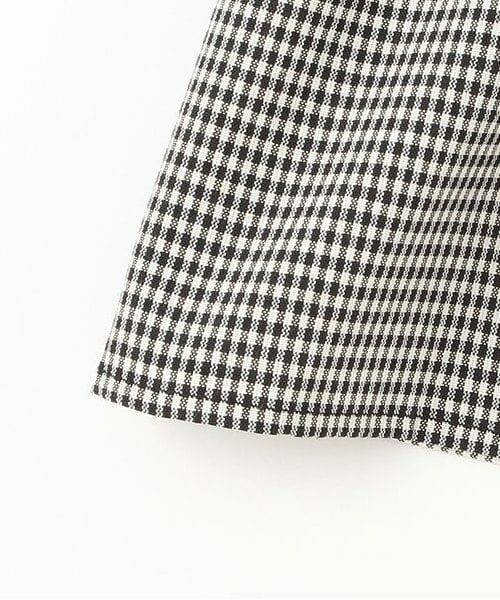 petit main / プティマイン ミニ丈・ひざ丈ワンピース | 【リンク】ギンガムドッキングワンピース(ジュニア) | 詳細4