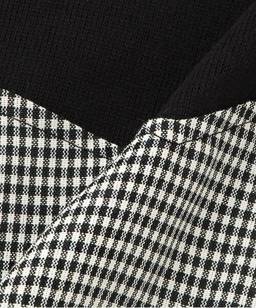 petit main / プティマイン ミニ丈・ひざ丈ワンピース | 【リンク】ギンガムドッキングワンピース(ジュニア) | 詳細6
