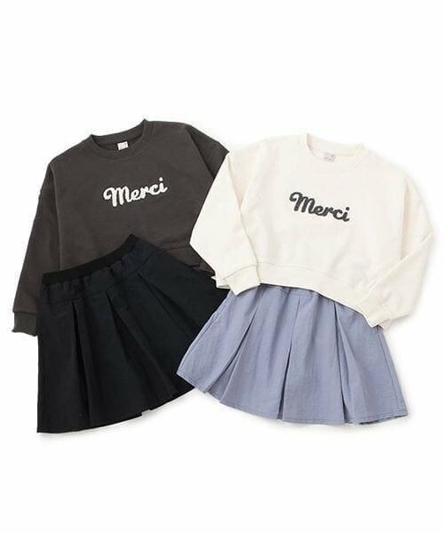 petit main / プティマイン スウェット | 【リンク】ロゴトレーナーセットアップ(ジュニア) | 詳細13