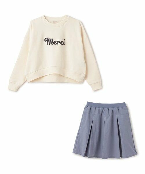 petit main / プティマイン スウェット | 【リンク】ロゴトレーナーセットアップ(ジュニア) | 詳細2