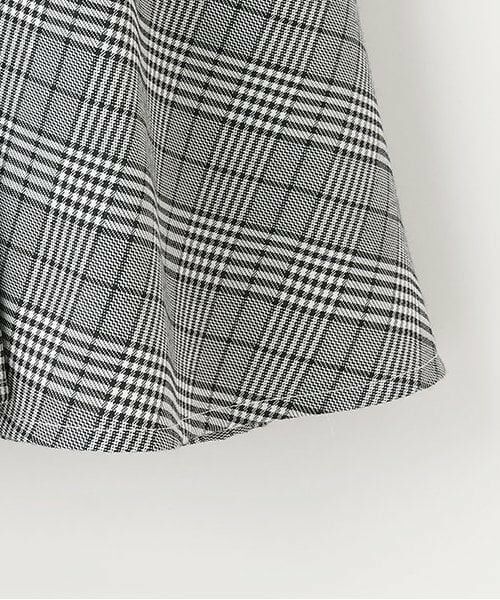 petit main / プティマイン ミニ丈・ひざ丈ワンピース | 【リンク】チェック切り替えワンピース(ジュニア) | 詳細5