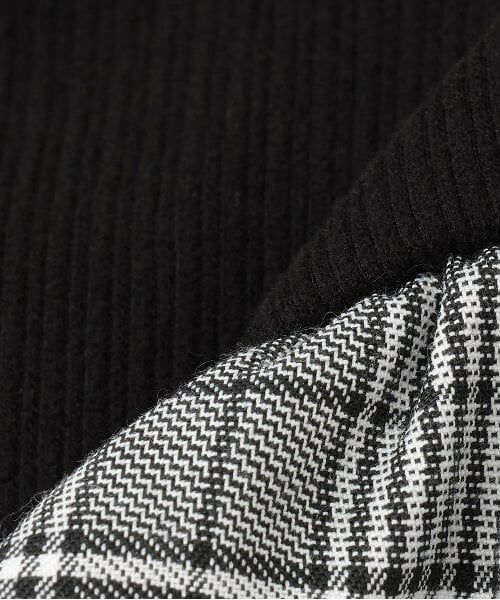 petit main / プティマイン ミニ丈・ひざ丈ワンピース | 【リンク】チェック切り替えワンピース(ジュニア) | 詳細8