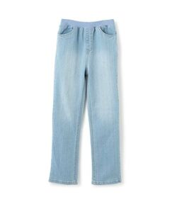 petit main / プティマイン その他パンツ | 【オーガニック】デニムストレートパンツ(ジュニアサイズ)