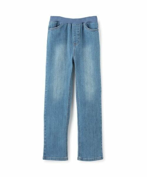 petit main / プティマイン その他パンツ | 【オーガニック】デニムストレートパンツ(ジュニアサイズ) | 詳細3