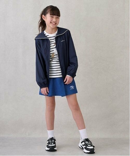 petit main / プティマイン ミニ・ひざ丈スカート | 【リンク】花刺しゅうスカパン(ジュニア) | 詳細2