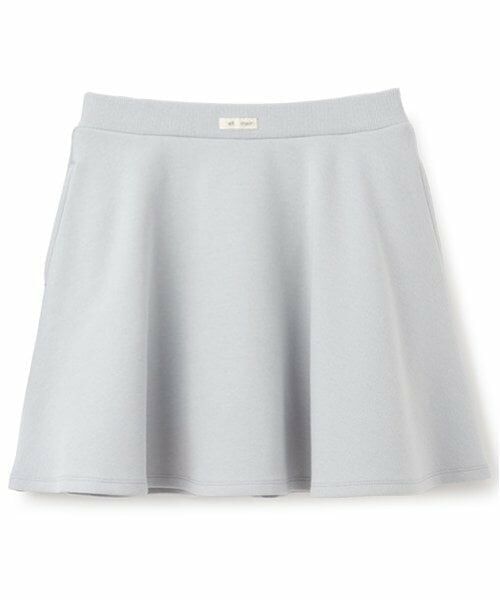 petit main / プティマイン ミニ・ひざ丈スカート | 【リンク/防汚加】フレアースカパン(ジュニアサイズ)（グレー）