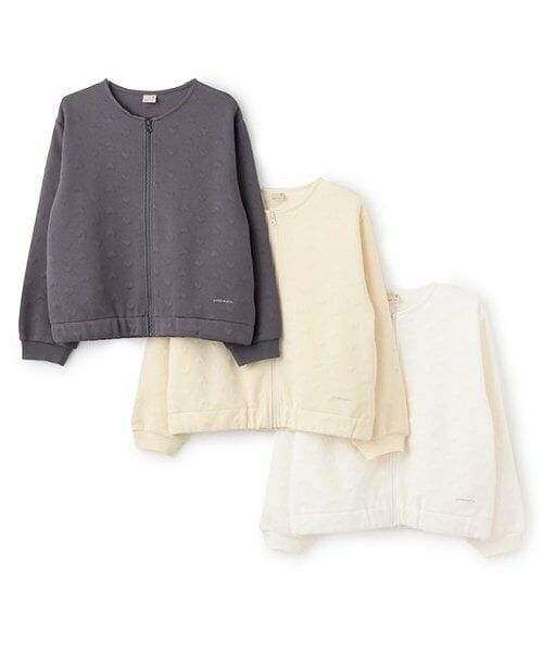 petit main / プティマイン ブルゾン | 【リンク/花粉防止】ハートzip羽織り(ジュニアサイズ) | 詳細7
