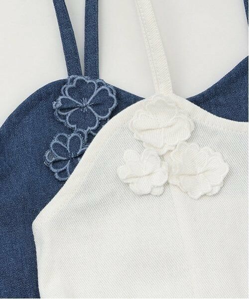 petit main / プティマイン その他トップス | 【リンク】花ビスチェ長Tセット(ジュニア) | 詳細10