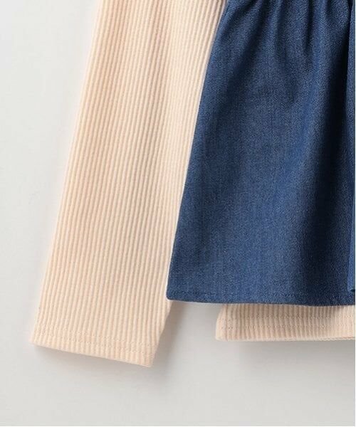 petit main / プティマイン その他トップス | 【リンク】花ビスチェ長Tセット(ジュニア) | 詳細11