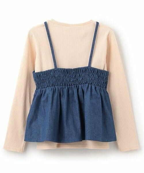 petit main / プティマイン その他トップス | 【リンク】花ビスチェ長Tセット(ジュニア) | 詳細7