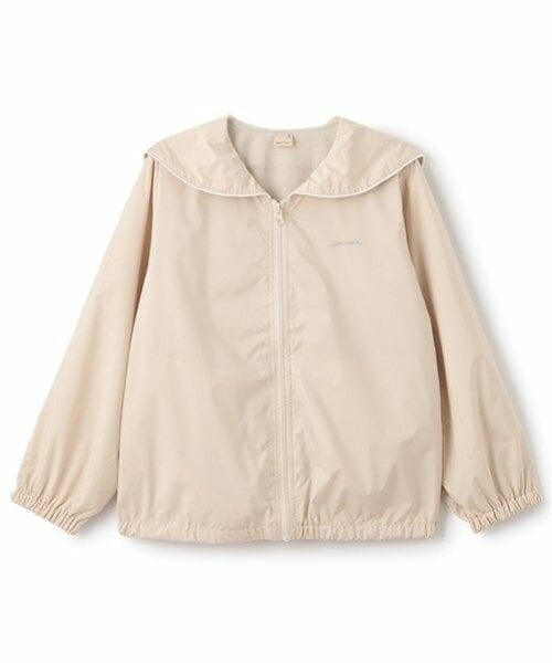 petit main / プティマイン ブルゾン | 【撥水加工】セーラーブルゾン(ジュニアサイズ)（ECRU(キナリ)）