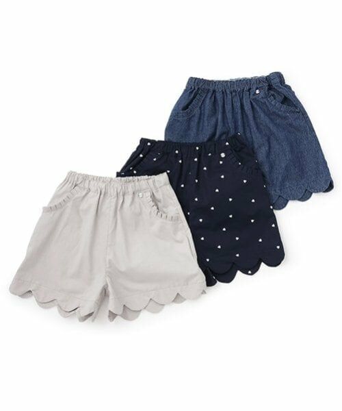 petit main / プティマイン ショート・ハーフ・半端丈パンツ | 【リンク】スカラップショートパンツ(ジュニア) | 詳細12