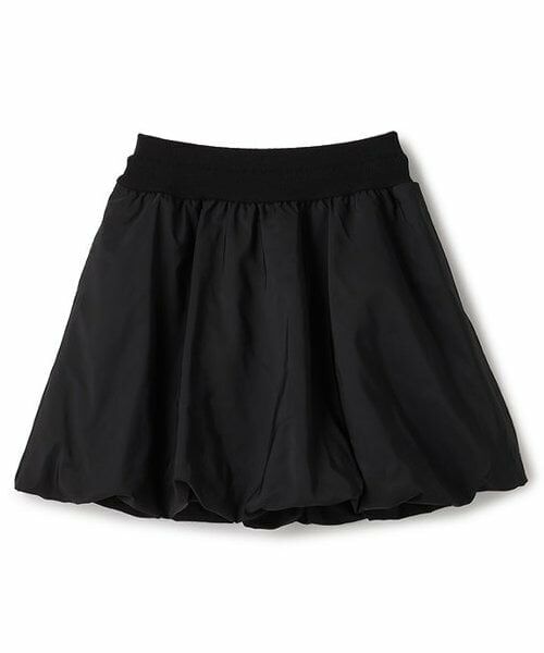 petit main / プティマイン ミニ・ひざ丈スカート | 【リンク】バルーンスカパン(ジュニア)（黒）