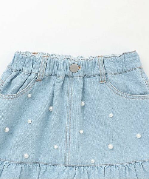 petit main / プティマイン ミニ・ひざ丈スカート | 【リンク】パールデニムスカパン(ジュニア) | 詳細2