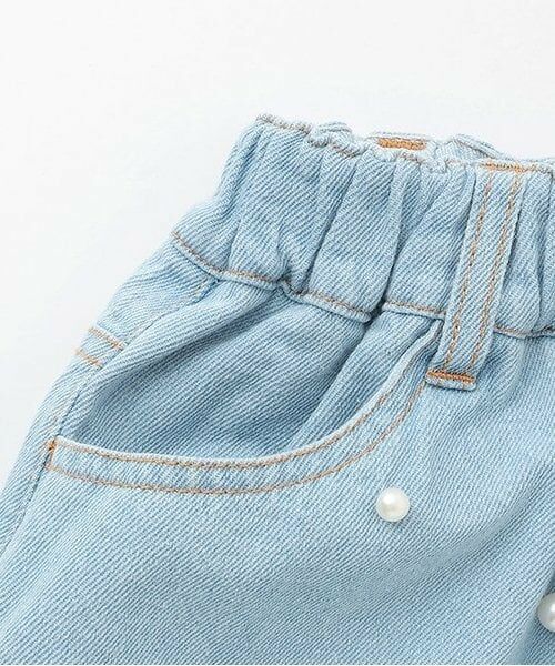 petit main / プティマイン ミニ・ひざ丈スカート | 【リンク】パールデニムスカパン(ジュニア) | 詳細4