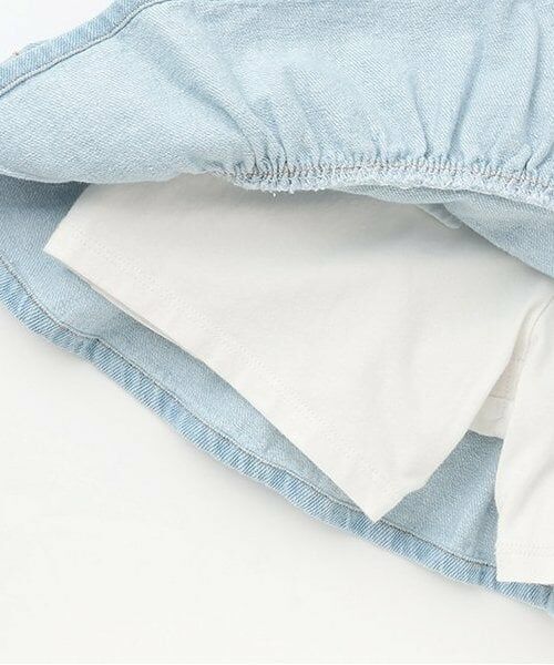 petit main / プティマイン ミニ・ひざ丈スカート | 【リンク】パールデニムスカパン(ジュニア) | 詳細6