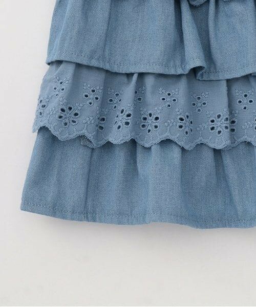 petit main / プティマイン ミニ・ひざ丈スカート | 【リンク】レースフリルスカート(ジュニア) | 詳細5