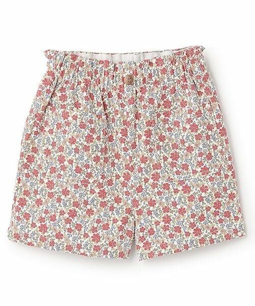 petit main / プティマイン ショート・ハーフ・半端丈パンツ | 【防汚/リンク】ベーシックショーパン(ジュニア)（赤）