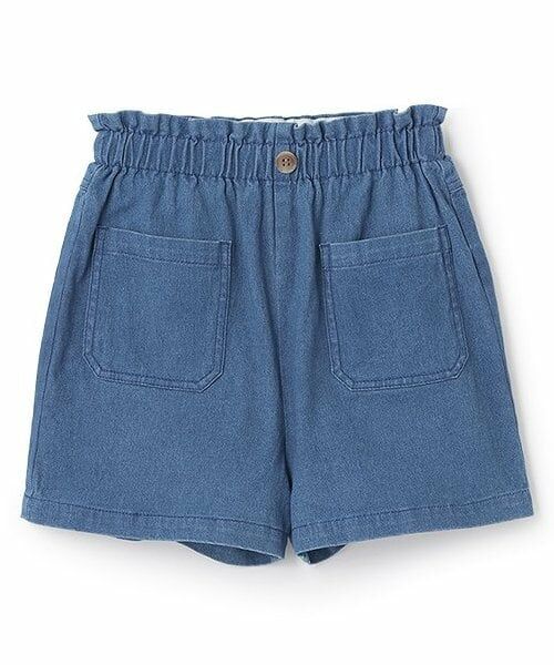 petit main / プティマイン ショート・ハーフ・半端丈パンツ | 【防汚/リンク】ベーシックショーパン(ジュニア)（ブルー）