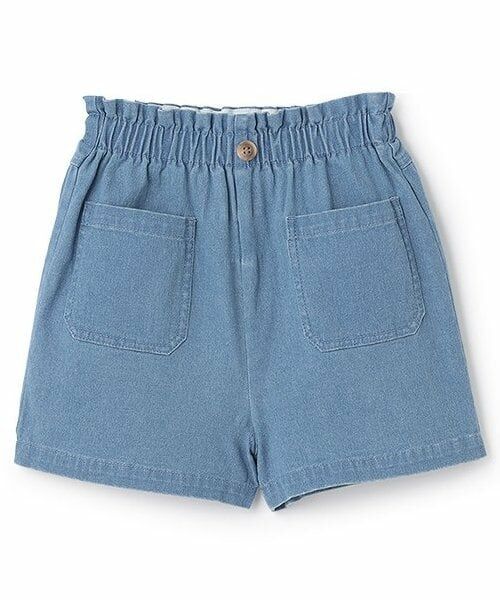 petit main / プティマイン ショート・ハーフ・半端丈パンツ | 【防汚/リンク】ベーシックショーパン(ジュニア)（サックス）