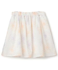 petit main / プティマイン ミニ・ひざ丈スカート | 【リンク】花刺しゅうスカート(ジュニア)