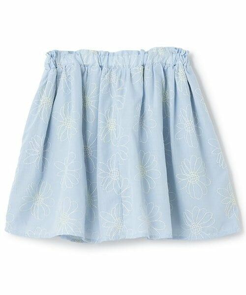 petit main / プティマイン ミニ・ひざ丈スカート | 【リンク】花刺しゅうスカート(ジュニア) | 詳細1
