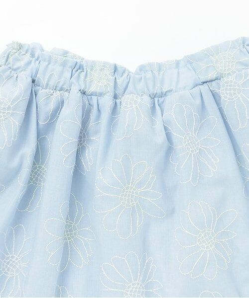 petit main / プティマイン ミニ・ひざ丈スカート | 【リンク】花刺しゅうスカート(ジュニア) | 詳細2