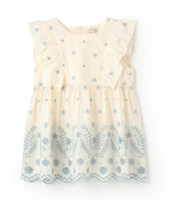 petit main / プティマイン Tシャツ | 【リンク】インド綿オーバーレースチュニック(ジュニア)