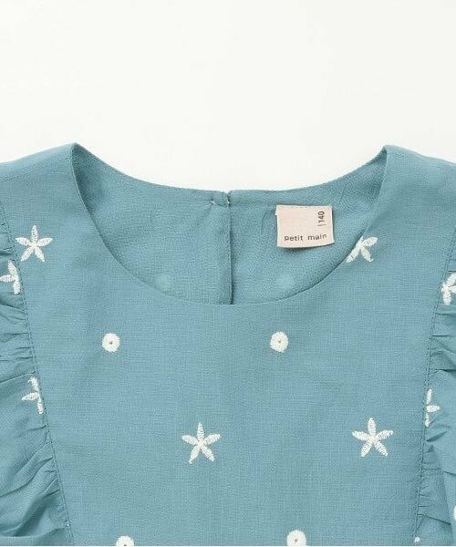 petit main / プティマイン Tシャツ | 【リンク】インド綿オーバーレースチュニック(ジュニア) | 詳細2