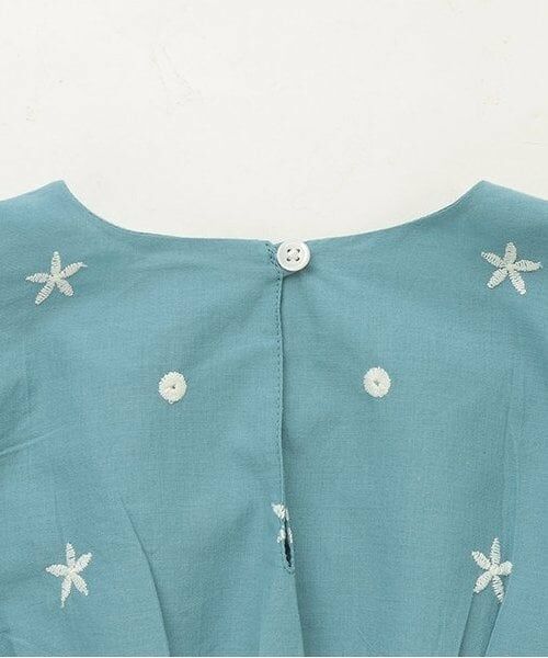 petit main / プティマイン Tシャツ | 【リンク】インド綿オーバーレースチュニック(ジュニア) | 詳細5