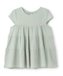 petit main / プティマイン Tシャツ | 【スマイル/リンク】楊柳チュニック(ジュニアサイズ)